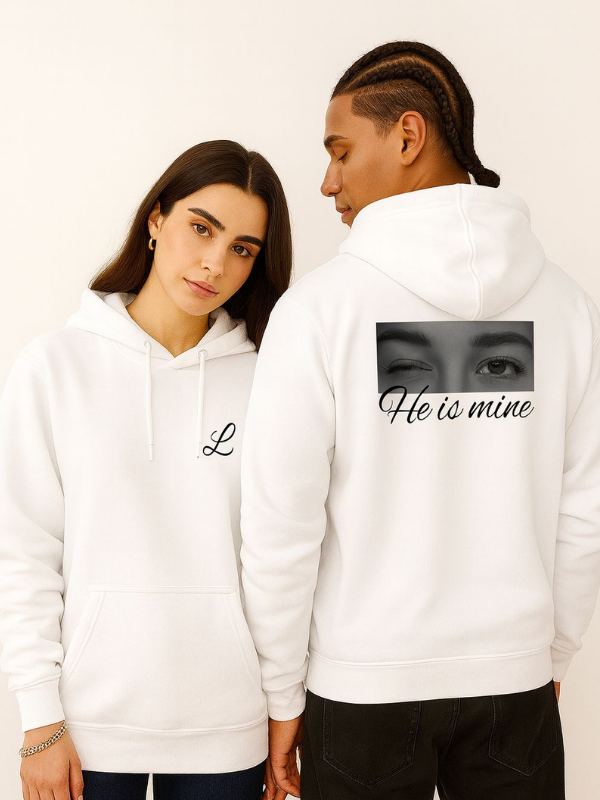 2x Partner Hoodies He is mine
